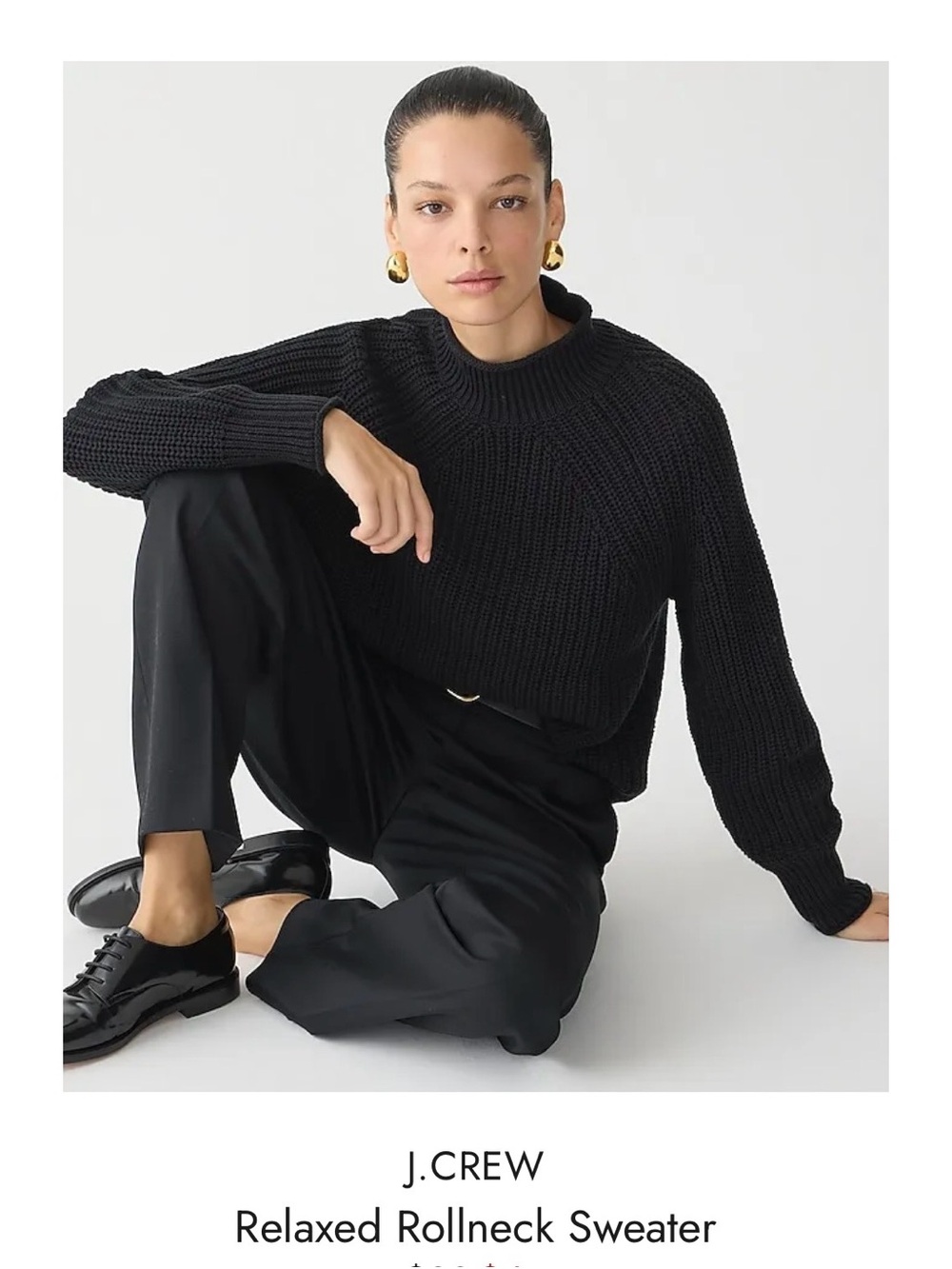 J. Crew Relaxed Cotton Rollneck Sweater S

Excellent Used - Picture 3 of 13